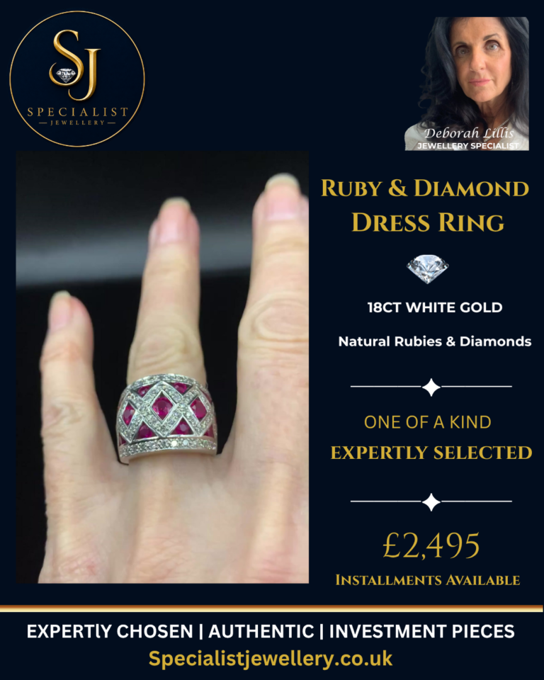Simply Stunning Ruby & Diamond Dress Ring